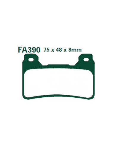 PASTILLAS DE FRENOS EBC FA390 HH