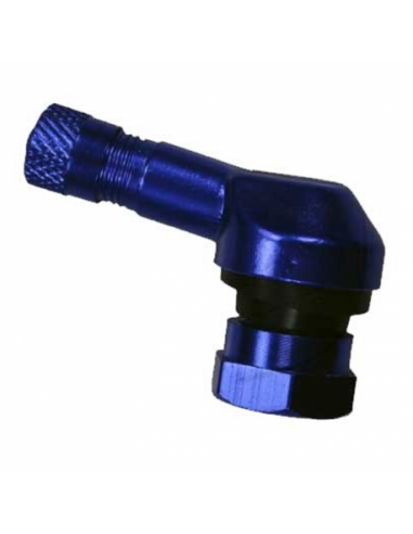 VALVULA ALUMINIO 90º AZUL